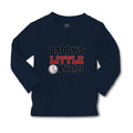 Baby Clothes Daddy's Little Picther Sport Baseball Boy & Girl Clothes Cotton