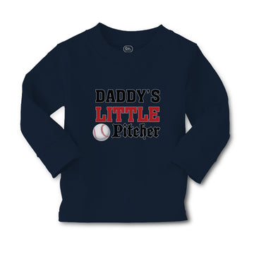 Baby Clothes Daddy's Little Picther Sport Baseball Boy & Girl Clothes Cotton