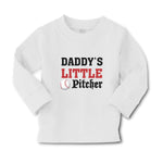 Baby Clothes Daddy's Little Picther Sport Baseball Boy & Girl Clothes Cotton - Cute Rascals