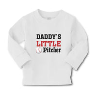 Baby Clothes Daddy's Little Picther Sport Baseball Boy & Girl Clothes Cotton - Cute Rascals