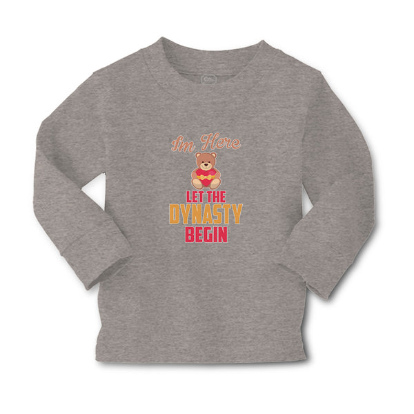 Baby Clothes Im Here Let The Dynasty Begin Toy Teddy Bear with Heart Cotton - Cute Rascals