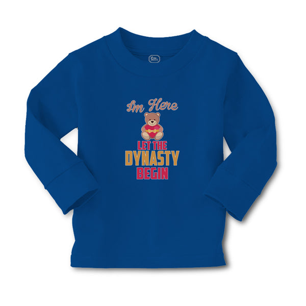 Baby Clothes Im Here Let The Dynasty Begin Toy Teddy Bear with Heart Cotton - Cute Rascals