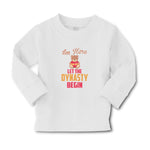 Baby Clothes Im Here Let The Dynasty Begin Toy Teddy Bear with Heart Cotton - Cute Rascals