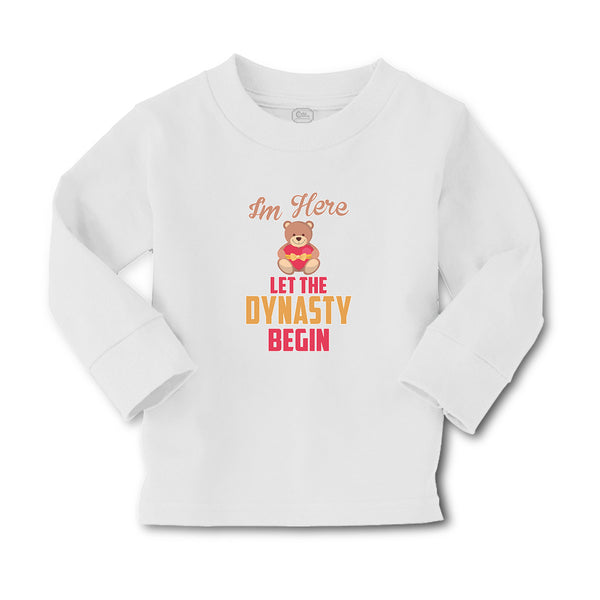 Baby Clothes Im Here Let The Dynasty Begin Toy Teddy Bear with Heart Cotton - Cute Rascals