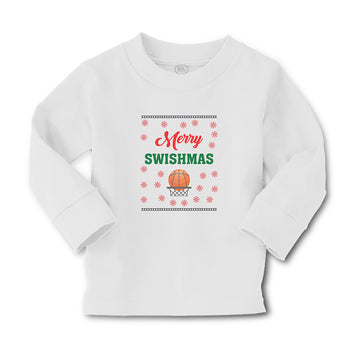 Baby Clothes Merry Swishmas Basketball Sports Boy & Girl Clothes Cotton