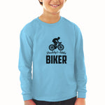 Baby Clothes Daddy's Little Biker Sport Cycling Silhouette Boy & Girl Clothes - Cute Rascals