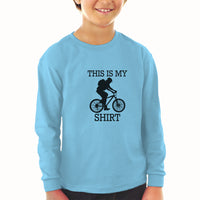 Baby Clothes This Is My Shirt Sport Cycling Silhouette Boy & Girl Clothes Cotton - Cute Rascals