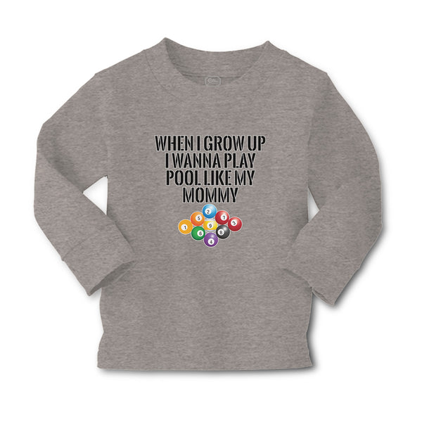 Baby Clothes When I Grow up I Wanna Play Pool like My Mommy Sport Tenpin Balls - Cute Rascals