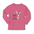 Baby Clothes Eat. Sleep. Cheer. Repeat. A Girl Cheering for Their Team Victory