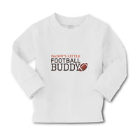 Baby Clothes Daddy's Little Football Buddy Sport Rugby Ball Boy & Girl Clothes - Cute Rascals