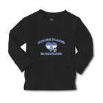 Baby Clothes Future Player El Salvador Heart Flag Sports Football Ball Cotton - Cute Rascals