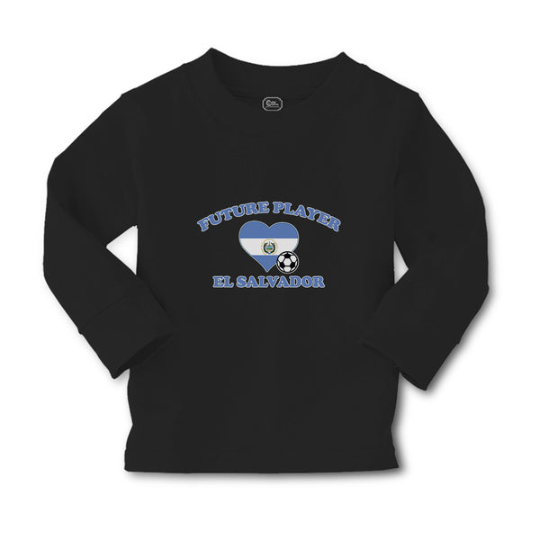 Baby Clothes Future Player El Salvador Heart Flag Sports Football Ball Cotton - Cute Rascals