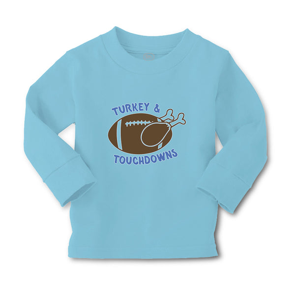 Baby Clothes Turkey & Touchdown Sports Rugby Ball with Chicken Cotton - Cute Rascals