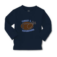 Baby Clothes Turkey & Touchdown Sports Rugby Ball with Chicken Cotton - Cute Rascals