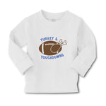 Baby Clothes Turkey & Touchdown Sports Rugby Ball with Chicken Cotton - Cute Rascals