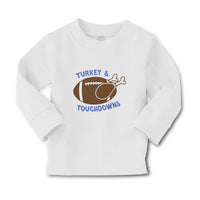 Baby Clothes Turkey & Touchdown Sports Rugby Ball with Chicken Cotton - Cute Rascals