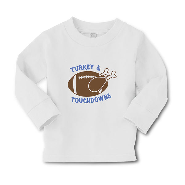 Baby Clothes Turkey & Touchdown Sports Rugby Ball with Chicken Cotton - Cute Rascals