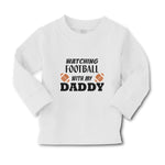 Baby Clothes Watching Football with My Daddy Sports Rugby Ball Cotton - Cute Rascals