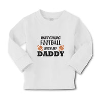 Baby Clothes Watching Football with My Daddy Sports Rugby Ball Cotton - Cute Rascals
