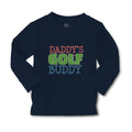 Baby Clothes Daddy's Golf Buddy with Grass Sports Flag Boy & Girl Clothes Cotton