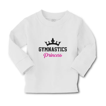 Baby Clothes Gymnastices Princess Crown Silhouette Boy & Girl Clothes Cotton
