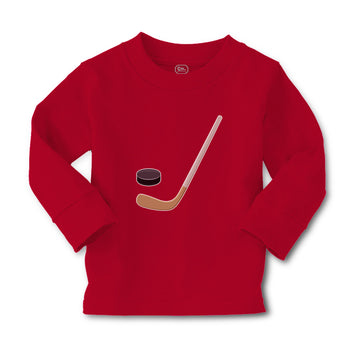 Baby Clothes Sport Hockey Stick and Disc Boy & Girl Clothes Cotton