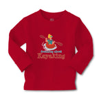 Baby Clothes Dreaming About Kayaking Sport An Kayaking Woman in Kayak Cotton - Cute Rascals