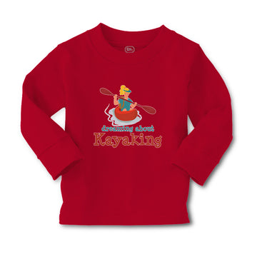 Baby Clothes Dreaming About Kayaking Sport An Kayaking Woman in Kayak Cotton