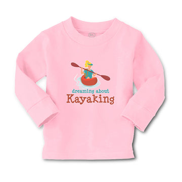 Baby Clothes Dreaming About Kayaking Sport An Kayaking Woman in Kayak Cotton