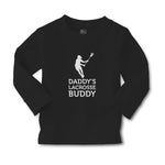 Baby Clothes Daddy's Lacrosse Buddy A Lacrosse Woman Player Boy & Girl Clothes - Cute Rascals