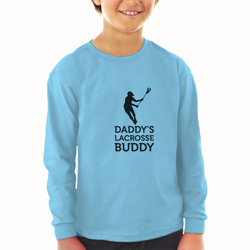 Baby Clothes Daddy's Lacrosse Buddy A Lacrosse Woman Player Boy & Girl Clothes