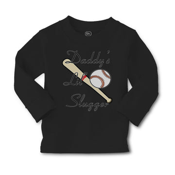 Baby Clothes Daddy's Lil' Slugger Baseball Dad Father's Day Boy & Girl Clothes