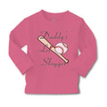 Baby Clothes Daddy's Lil' Slugger Baseball Dad Father's Day Boy & Girl Clothes