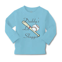 Baby Clothes Daddy's Lil' Slugger Baseball Dad Father's Day Boy & Girl Clothes - Cute Rascals