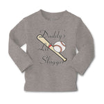 Baby Clothes Daddy's Lil' Slugger Baseball Dad Father's Day Boy & Girl Clothes - Cute Rascals