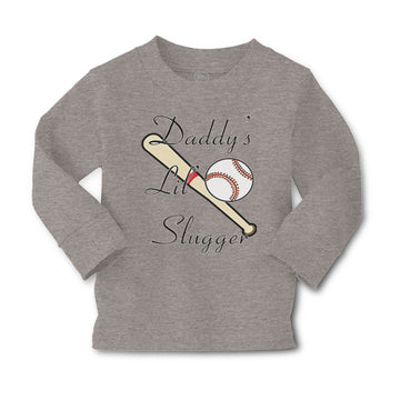 Baby Clothes Daddy's Lil' Slugger Baseball Dad Father's Day Boy & Girl Clothes