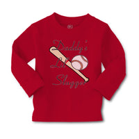 Baby Clothes Daddy's Lil' Slugger Baseball Dad Father's Day Boy & Girl Clothes - Cute Rascals