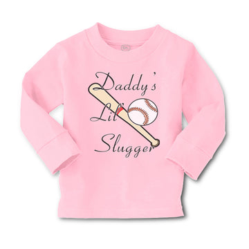 Baby Clothes Daddy's Lil' Slugger Baseball Dad Father's Day Boy & Girl Clothes