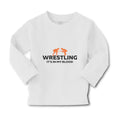 Baby Clothes Wrestling It's in My Blood Wrestling Boy & Girl Clothes Cotton