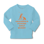 Baby Clothes Grandpa's Future Golf Buddy Golf Golfing Boy & Girl Clothes Cotton - Cute Rascals