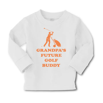 Baby Clothes Grandpa's Future Golf Buddy Golf Golfing Boy & Girl Clothes Cotton