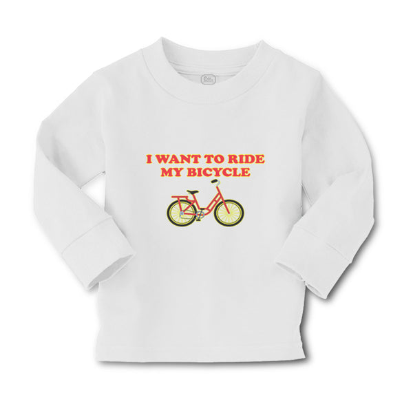 Baby Clothes I Want to Ride My Bicycle Cycling Boy & Girl Clothes Cotton - Cute Rascals