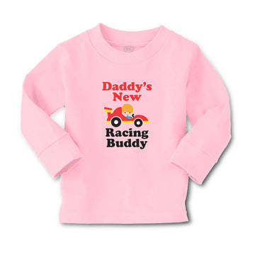 Baby Clothes Daddy's New Racing Buddy with Kid Driving An Car Boy & Girl Clothes