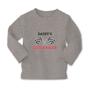 Baby Clothes Daddy's Little Racer Sports Flag with Checks Boy & Girl Clothes