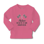 Baby Clothes Future Race Car Driver Sports Flag with Checks Boy & Girl Clothes - Cute Rascals