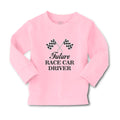 Baby Clothes Future Race Car Driver Sports Flag with Checks Boy & Girl Clothes