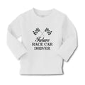 Baby Clothes Future Race Car Driver Sports Flag with Checks Boy & Girl Clothes