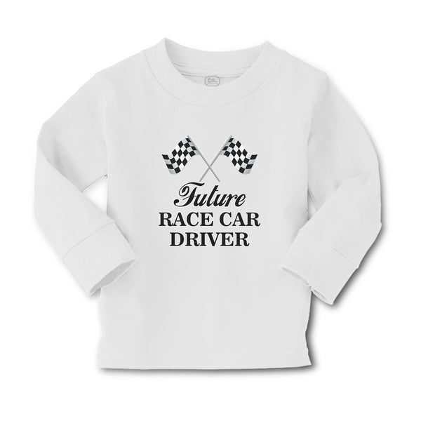 Baby Clothes Future Race Car Driver Sports Flag with Checks Boy & Girl Clothes - Cute Rascals