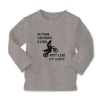 Baby Clothes Future Dirtbike Rider Just like My Daddy Sports Rider Bike Riding - Cute Rascals