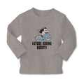 Baby Clothes Future Riding Buddy! Sports Cycling Boy & Girl Clothes Cotton